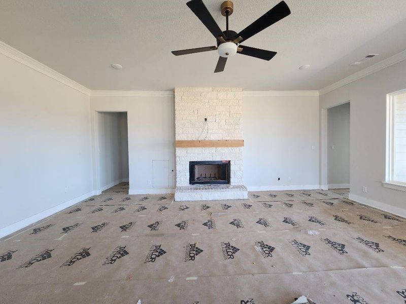 In-progress construction of a new home in Rocky Top, Krum, TX (Image 8).