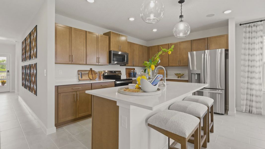 Castaway Floor Plan Open Concept Living Space with a Kitchen and Living Area