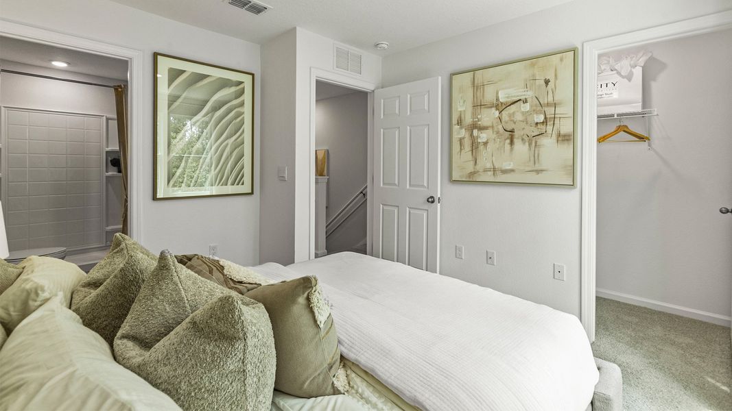 Furnished interior view inside a new home in Cordera, St. Augustine (Image 21).