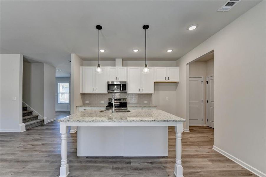 Furnished interior view inside a new home in , Auburn (Image 18).
