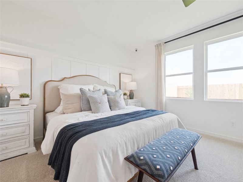 Spacious primary suite (*Photo not of actual home and used for illustration purposes only.) Spacious primary suite (*Photo not of actual home and used for illustration purposes only.)