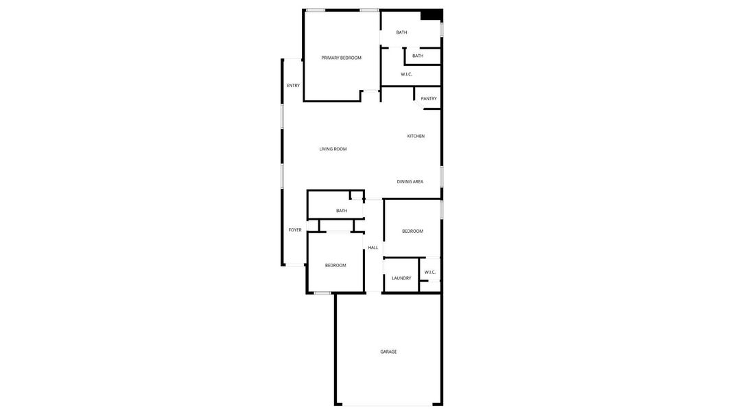 2D floor plan layout of this home in , Katy, TX (Image 4).