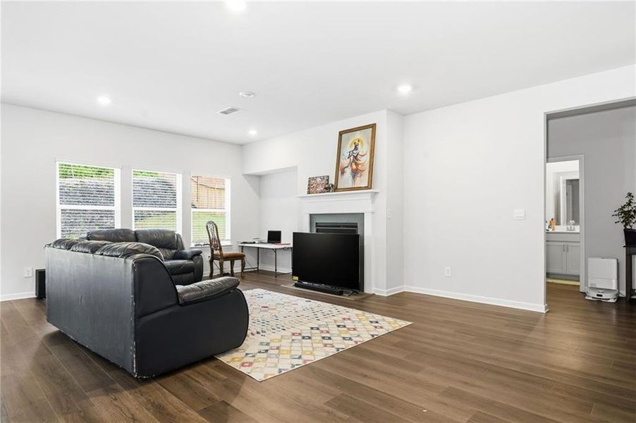 Furnished interior view inside a new home in Vistas at Towne Mill, Canton (Image 14).