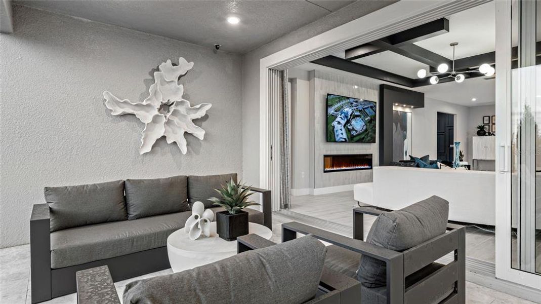 Furnished interior view inside a new home in Cresswind at Lake Harris, Tavares (Image 15).