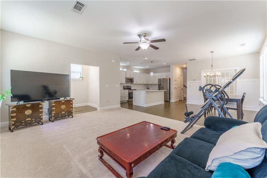 Furnished interior view inside a new home in Edenglen, Buford (Image 18).