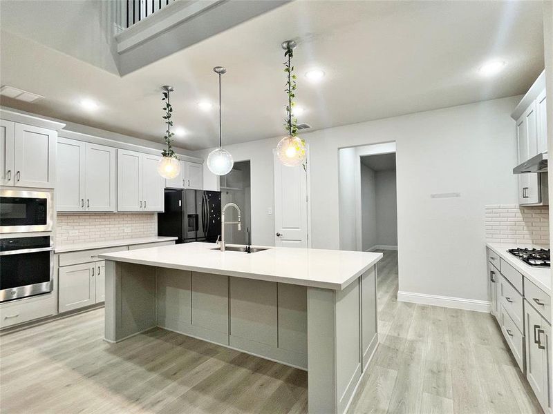 Furnished interior view inside a new home in Northlake Estates 65s, Little Elm (Image 6).