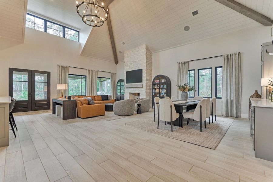 Furnished interior view inside a new home in , Montgomery (Image 37).