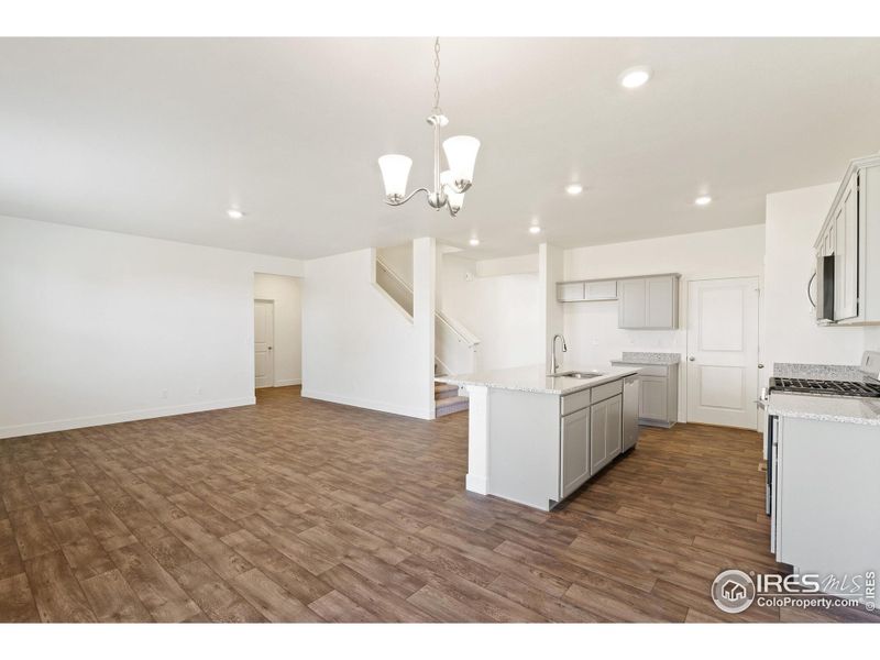 Spacious, unfurnished interior of a new home in Ridge at Johnstown, Johnstown (Image 25).