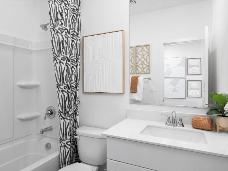 Furnished interior view inside a new home in Allure Vista Estate Series, Buckeye (Image 15).