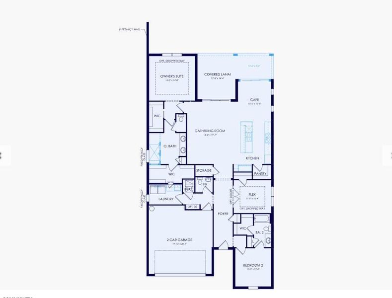 2D floor plan layout of this home in Hendrix Reserve, Lake Worth, FL (Image 2). 2D floor plan layout of this home in Hendrix Reserve, Lake Worth, FL (Image 2).