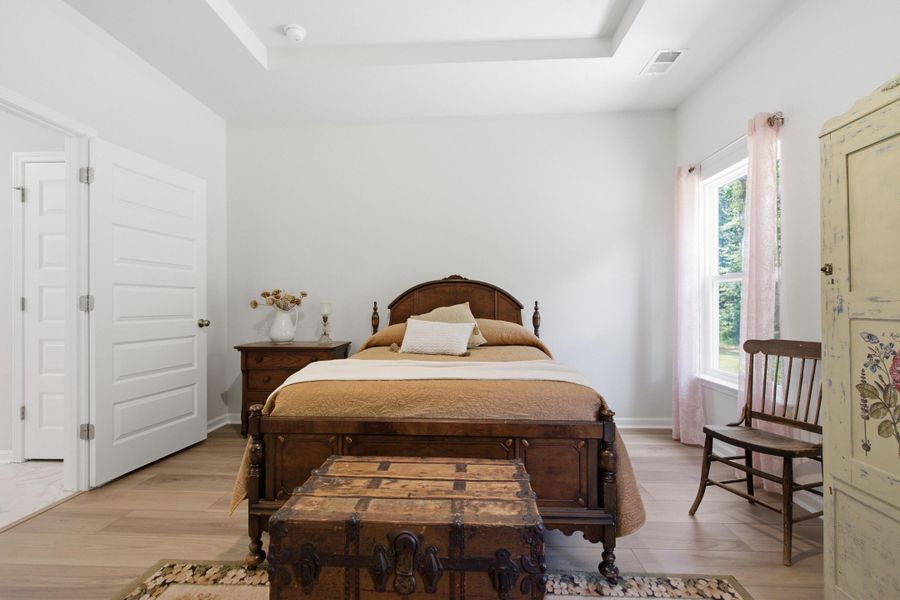 Furnished interior view inside a new home in Horizons at Summers Corner | 55+, Summerville (Image 39).