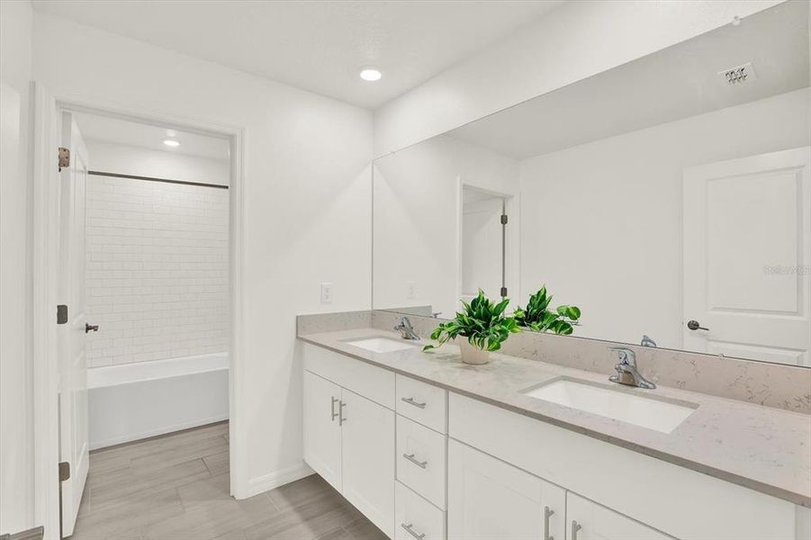 Furnished interior view inside a new home in Mirada, San Antonio (Image 14).
