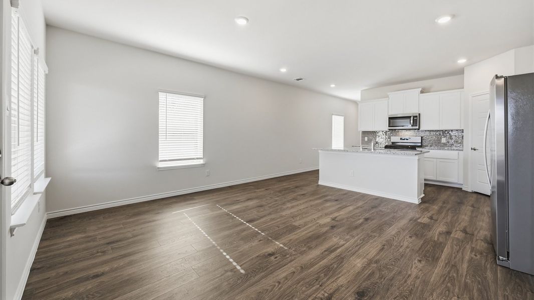Representative unfurnished interior of a home built from the Sage by D.R. Horton in Winchester Crossing, Princeton (Image 7).