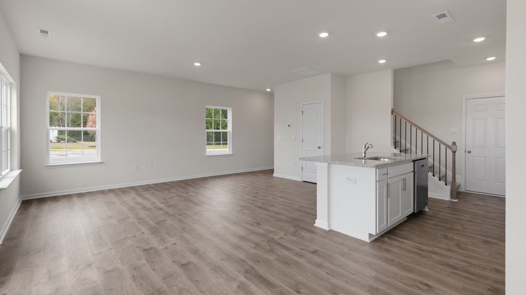 Spacious, unfurnished interior of a new home in Brightwood Farm, Whitsett (Image 13).