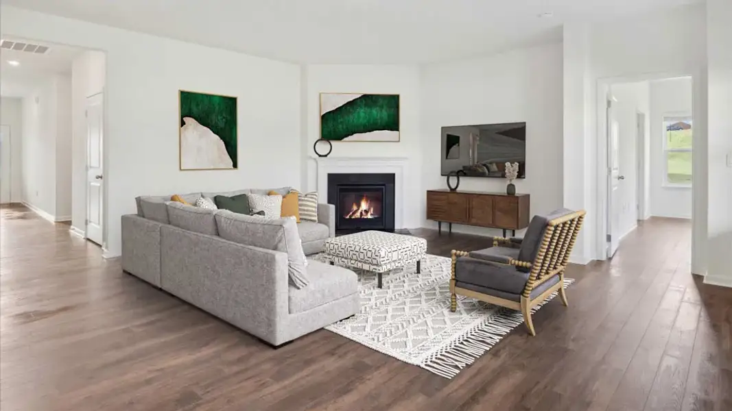Furnished interior view inside a new home in Catlett Cove, Knoxville (Image 5).