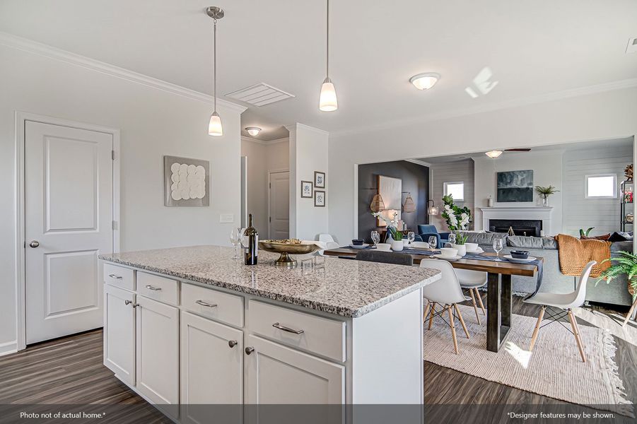 Furnished interior view inside a new home in Dove Hollow, Chesnee (Image 6).
