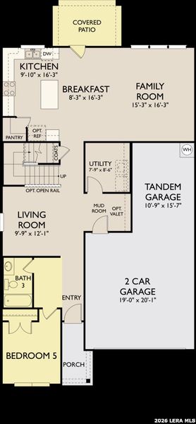 2D floor plan layout of this home in Saddlebrook Ranch, Schertz, TX (Image 2). 2D floor plan layout of this home in Saddlebrook Ranch, Schertz, TX (Image 2).