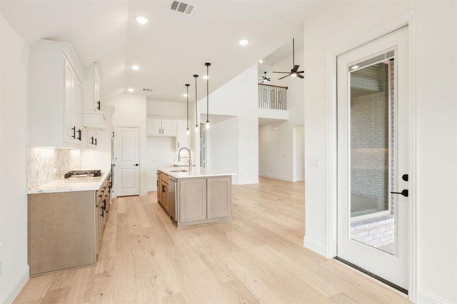 Furnished interior view inside a new home in Willow Wood, McKinney (Image 29).