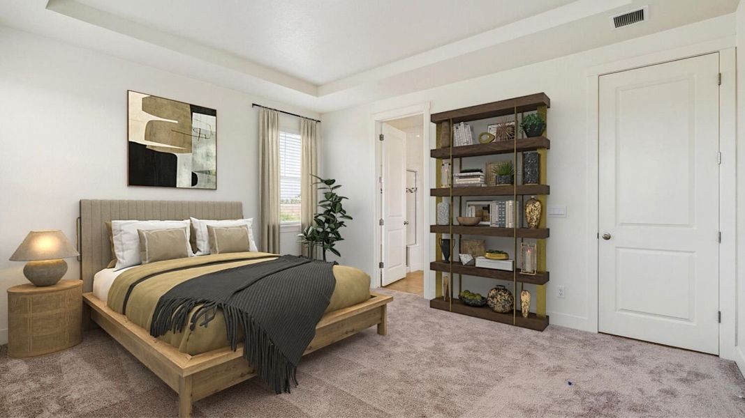 Furnished interior view inside a new home in Vantage, Berthoud (Image 11).