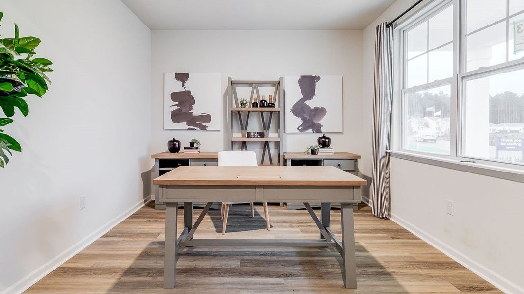 Representative furnished interior of a home built from the Hayden by D.R. Horton in Autumn's Wood, Brunswick (Image 16).