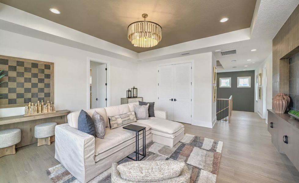 Furnished interior view inside a new home in EverRange, Jacksonville (Image 31).
