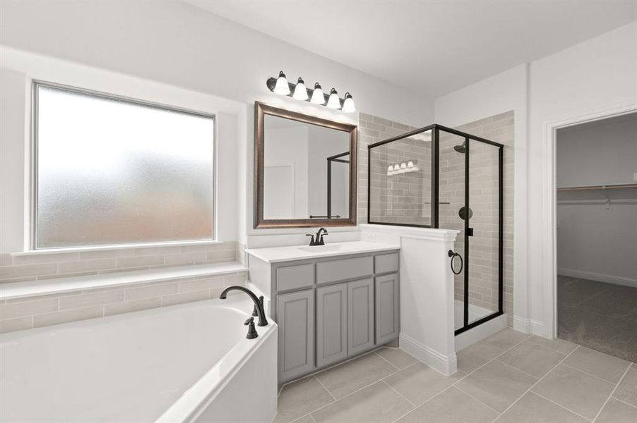 Furnished interior view inside a new home in Coyote Crossing, Godley (Image 8).