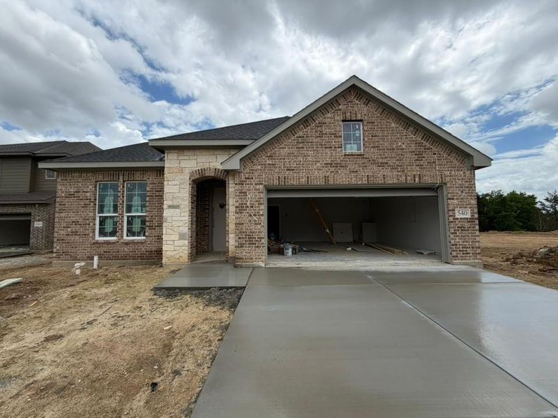 In-progress construction of a new home in Waterford Park, Weatherford, TX (Image 5).