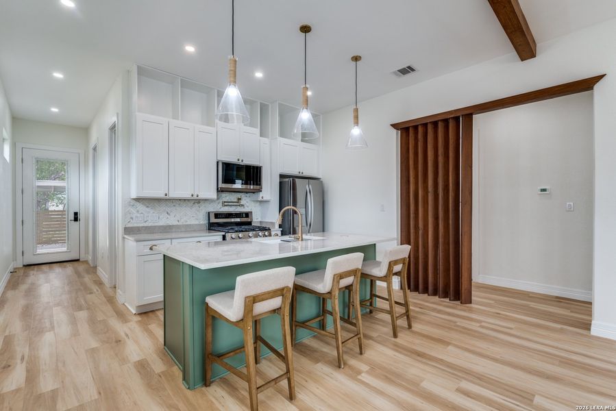 Furnished interior view inside a new home in , San Antonio (Image 6).