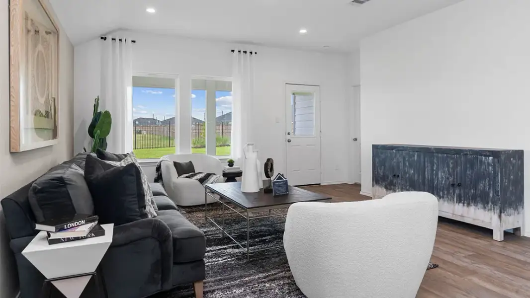 Furnished interior view inside a new home in Emberly, Beasley (Image 7).