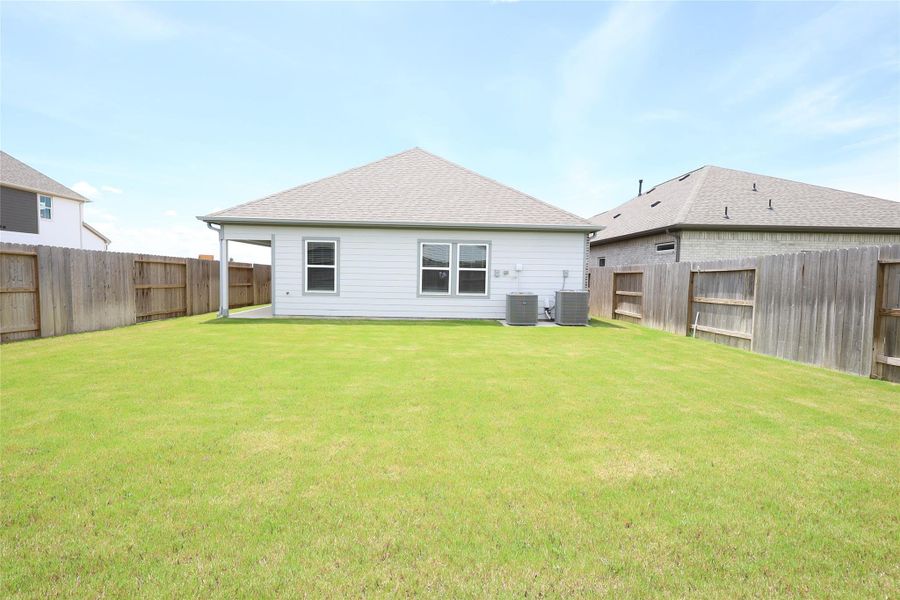 Enjoy plenty of space to add extension to the existing covered patio.