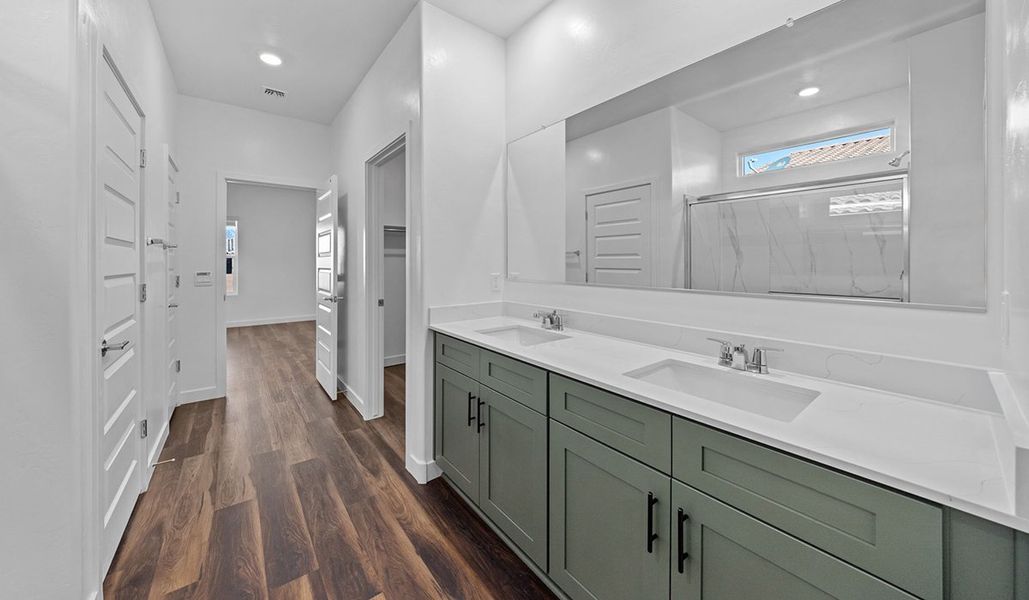 Furnished interior view inside a new home in Solterra, Green Valley (Image 17).
