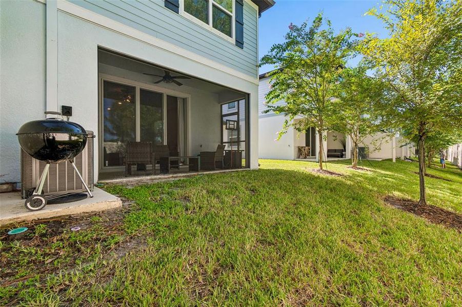 Exterior details and patio area of a home in , Tampa (Image 30).