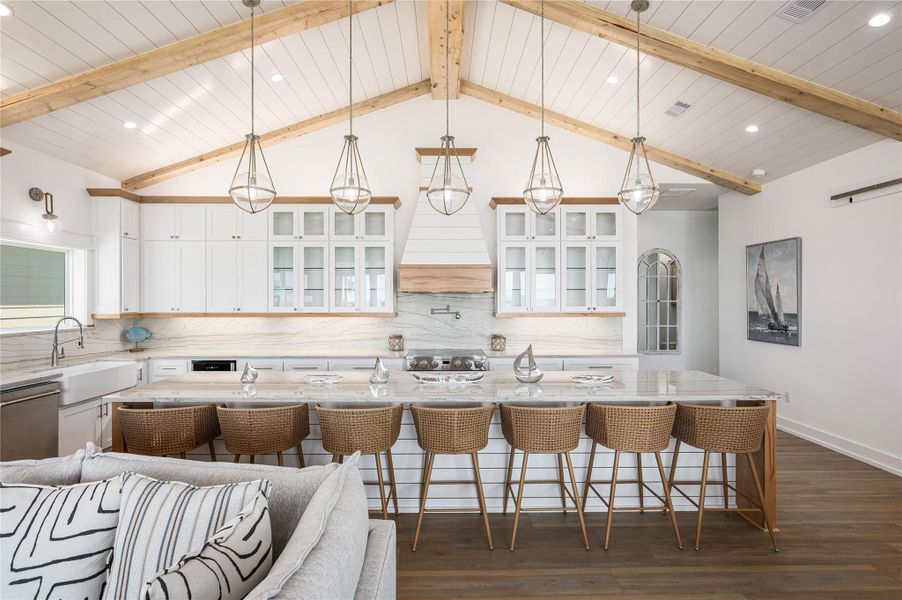 Furnished interior view inside a new home in , Bolivar Peninsula (Image 12).
