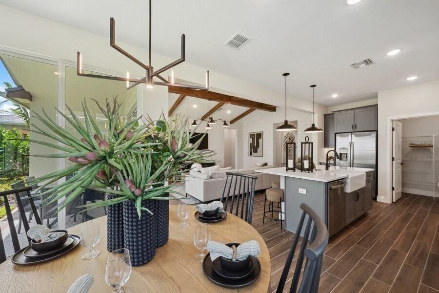 Furnished interior view inside a new home in , Port St. Lucie (Image 25).