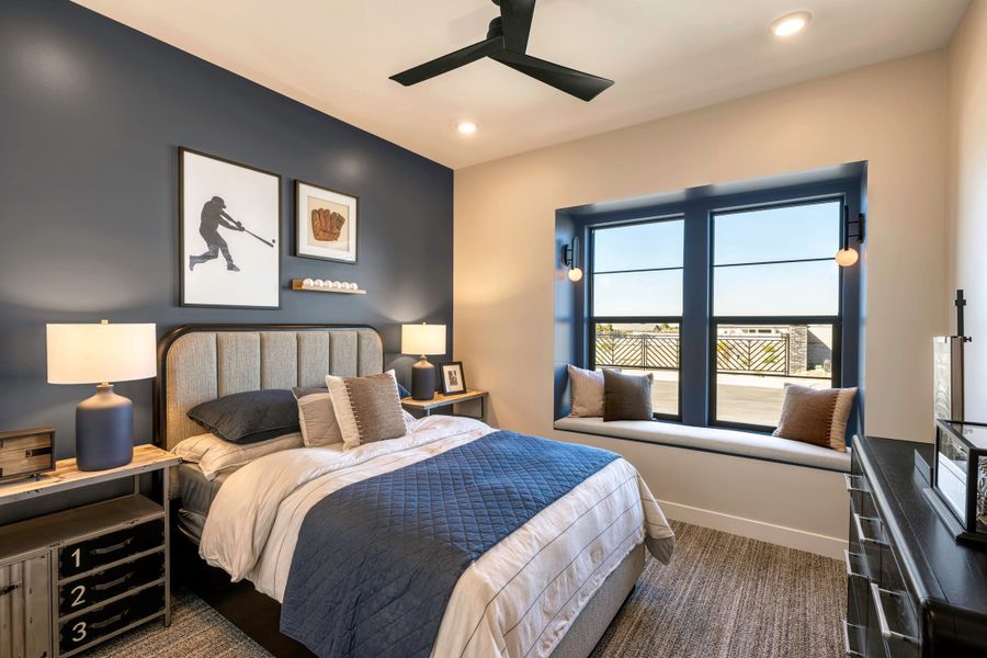 Representative furnished interior of a home built from the Calida Plan 9002 by Tri Pointe Homes in Emberly, Gilbert (Image 19).