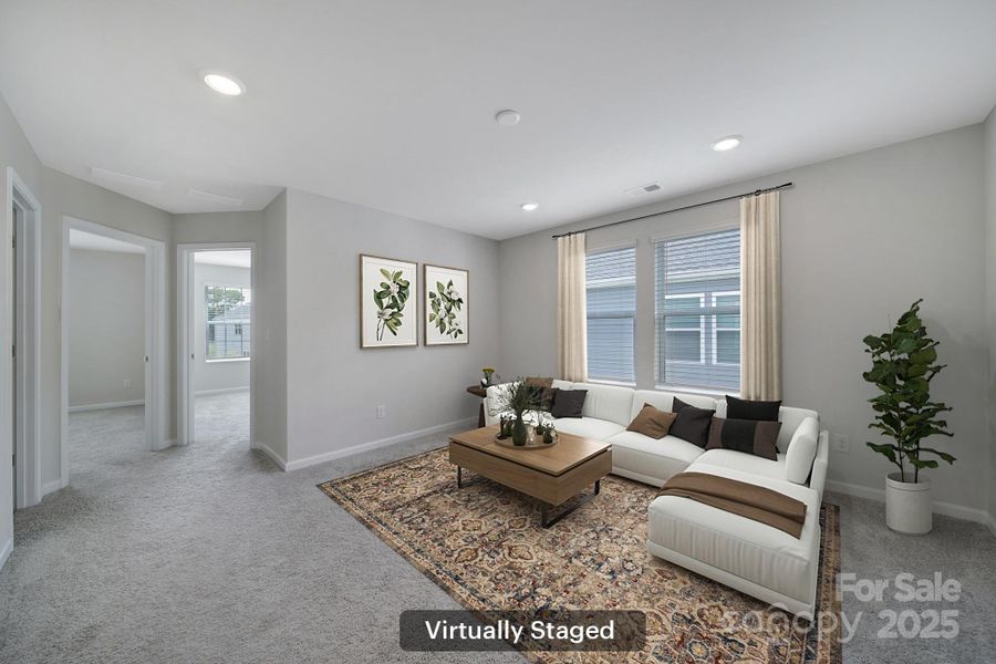 Furnished interior view inside a new home in Preston Park, Pineville (Image 6). Furnished interior view inside a new home in Preston Park, Pineville (Image 6).