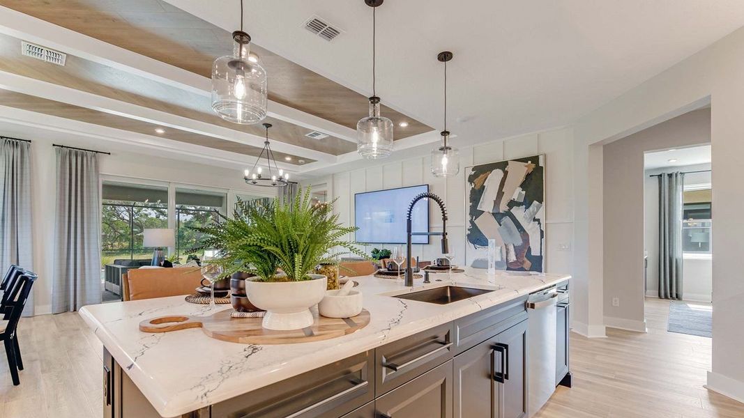 Kitchen Island - Model shown is from sister community Kitchen Island - Model shown is from sister community