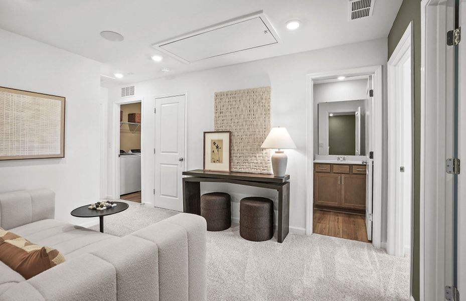 Representative furnished interior of a home built from the Landis by Pulte Homes in Mallard Park, Charlotte (Image 18).