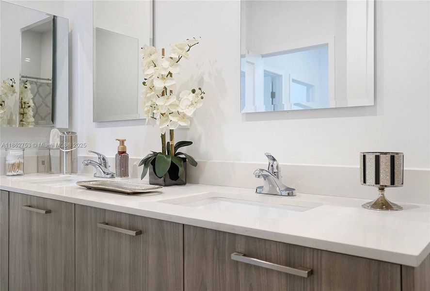 Furnished interior view inside a new home in , Miami (Image 13). Furnished interior view inside a new home in , Miami (Image 13).