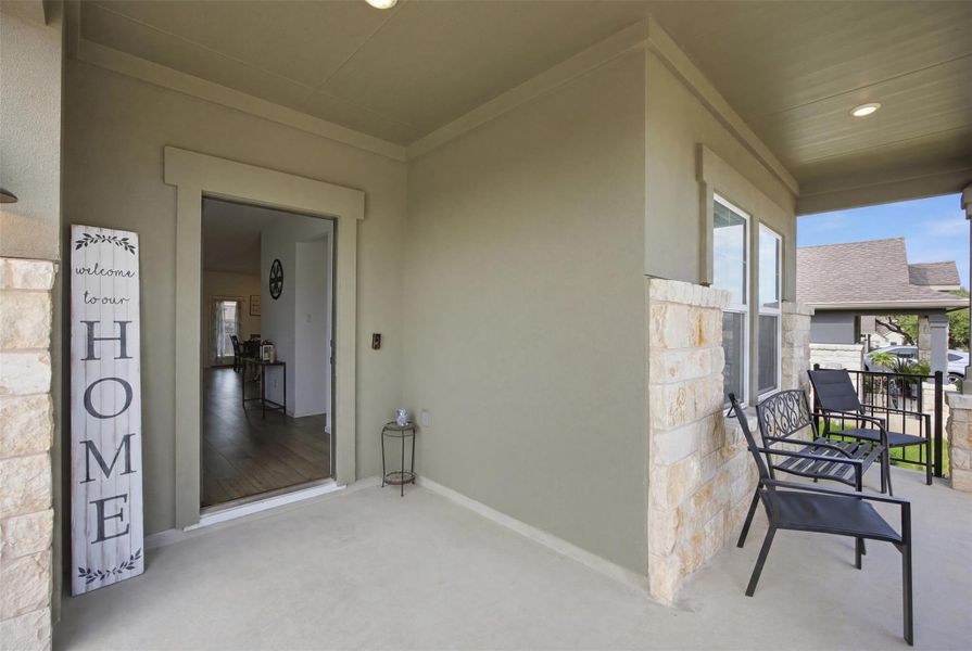 Exterior details and patio area of a home in , Georgetown (Image 20).