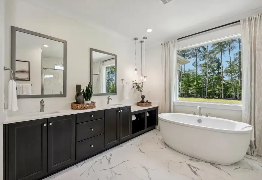 Logan Model Primary Bath, Windell Woods - 12 of 15