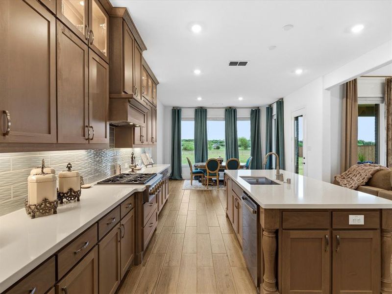 Furnished interior view inside a new home in Gean Estates, Keller (Image 7).