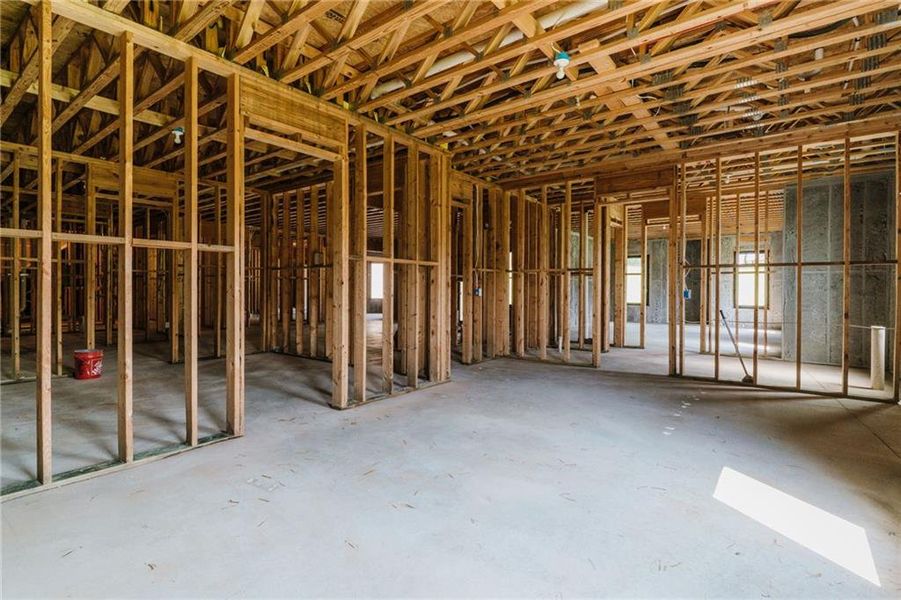In-progress construction of a new home in , Canton, GA (Image 66).