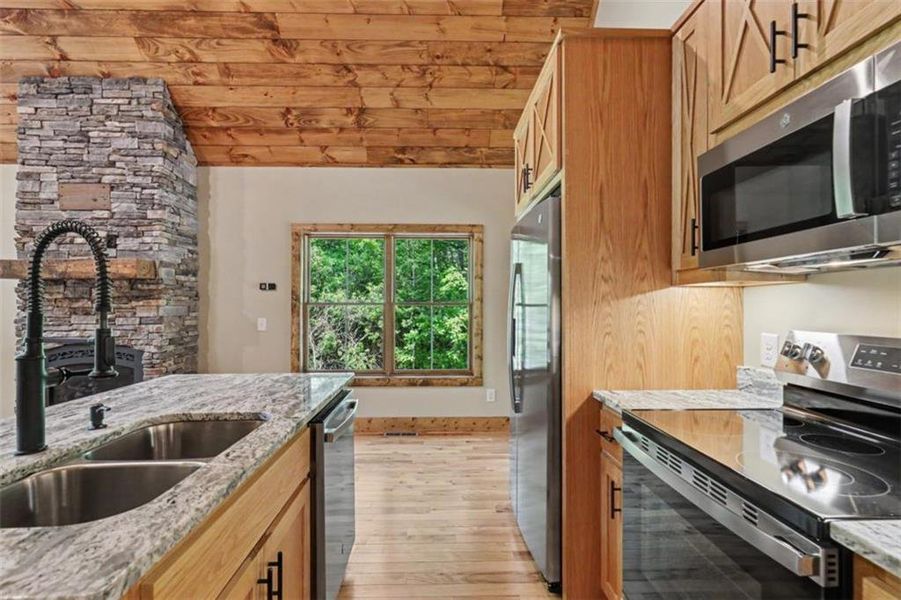 Furnished interior view inside a new home in , Blairsville (Image 16).