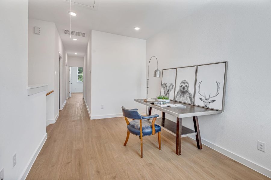 Furnished interior view inside a new home in , Houston (Image 16).