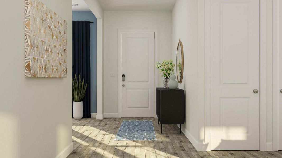 Furnished interior view inside a new home in Horizons at Summers Corner | 55+, Summerville (Image 7).