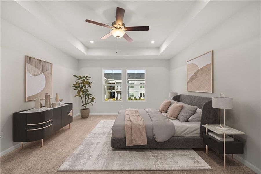 Furnished interior view inside a new home in Stegall Village, Emerson (Image 13). Furnished interior view inside a new home in Stegall Village, Emerson (Image 13).