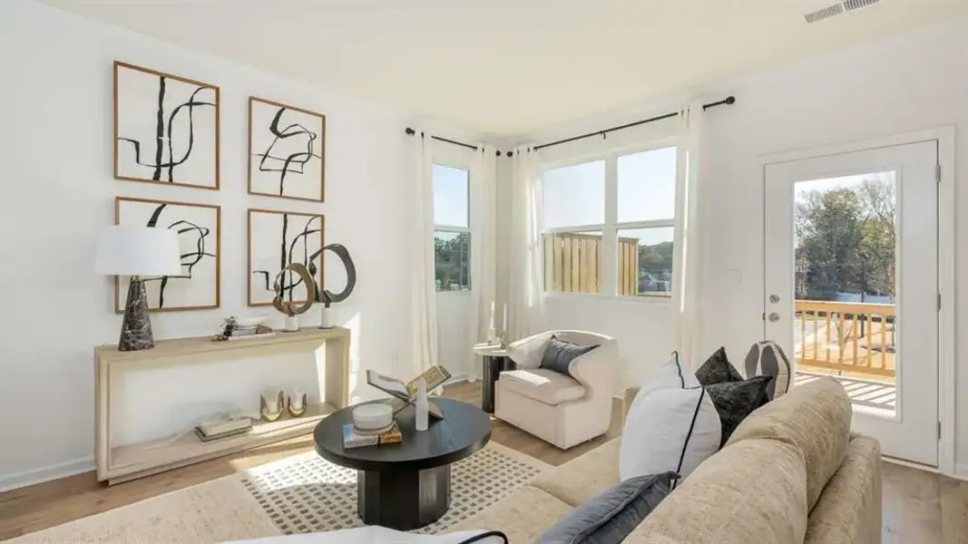 Furnished interior view inside a new home in Mableton Station, Mableton (Image 13).