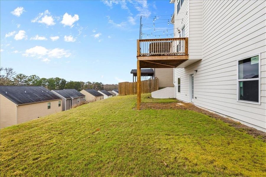Exterior details and patio area of a home in , Atlanta (Image 26).