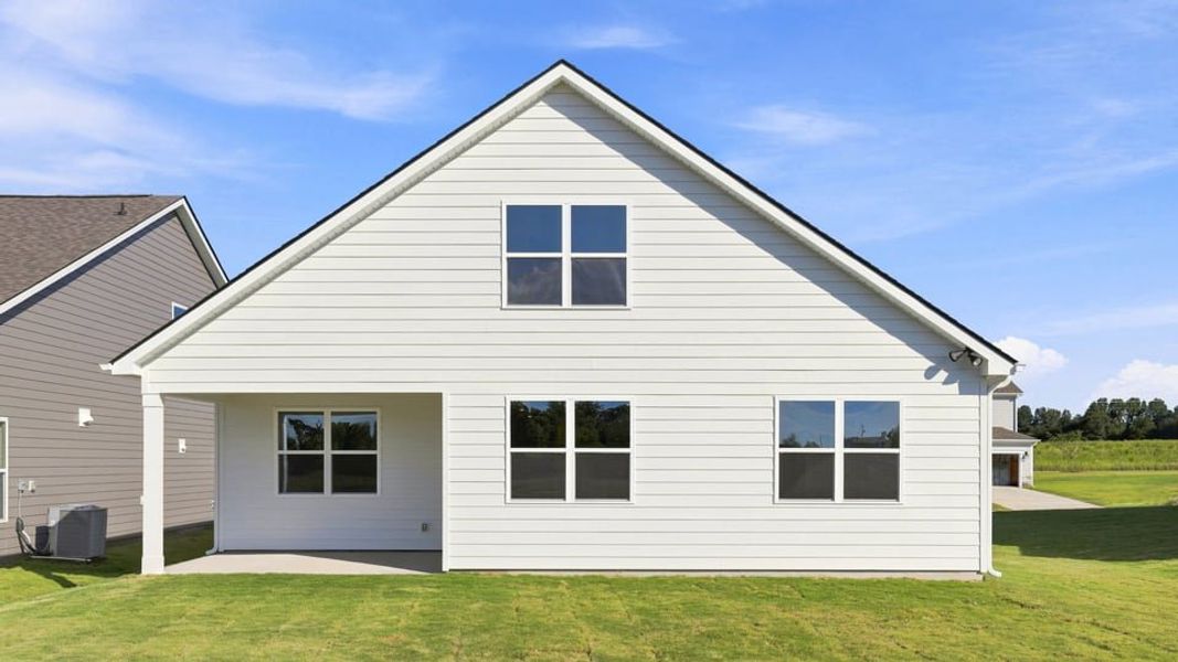Exterior details and patio area of a home in Williams Ridge, Woodruff (Image 4).